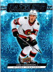 2023-24 UD Series 1 #DZ-35 Jake Sanderson Dazzlers Blue
